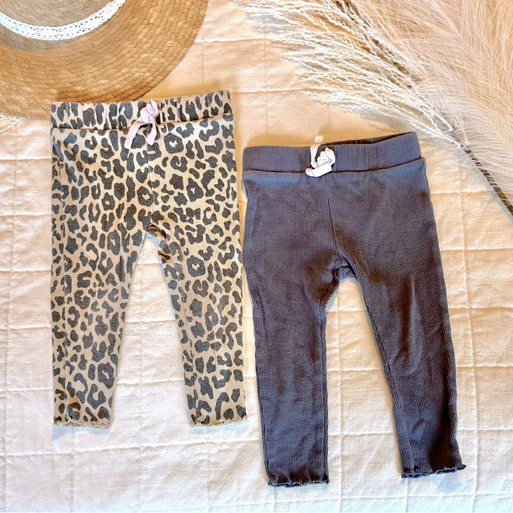 Grayson Mini Toddler leggings, set of two, 2T